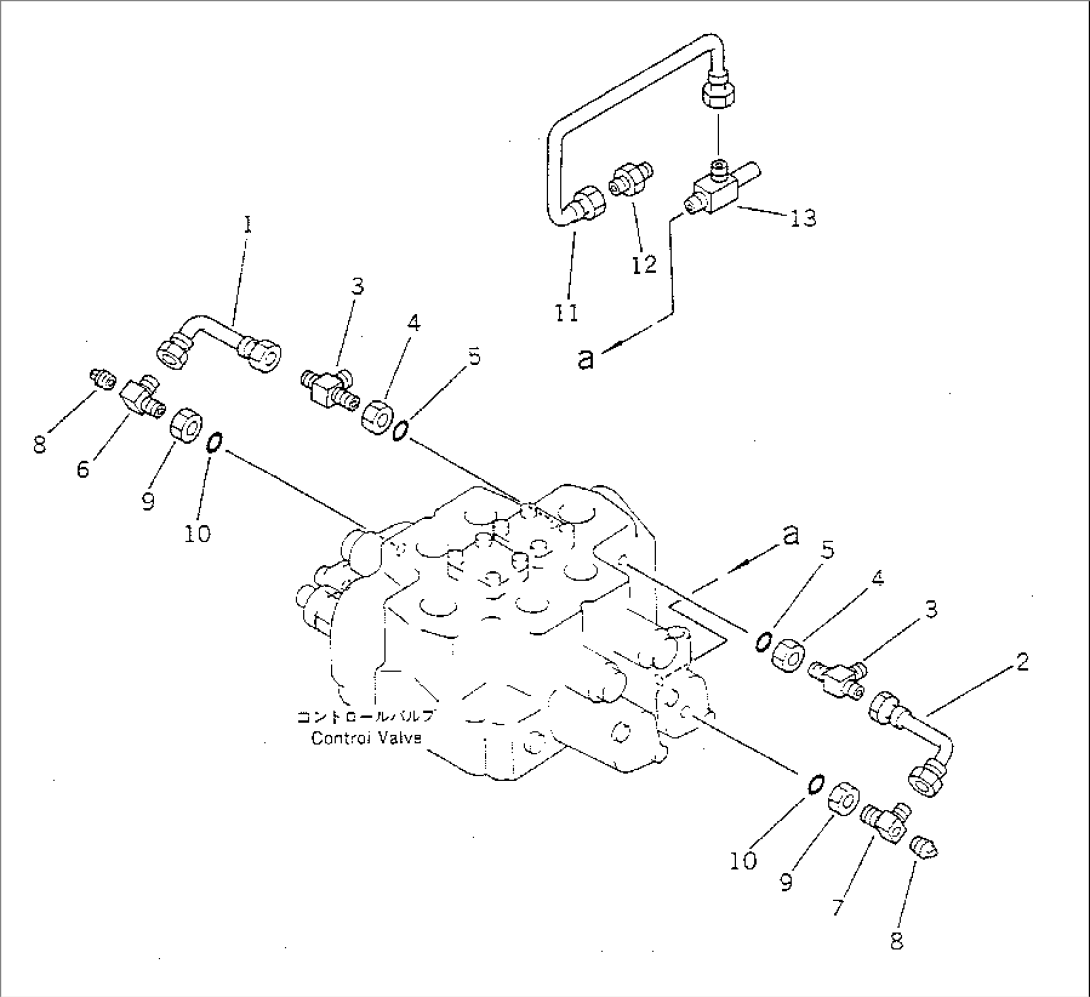 2-SPOOL CONTROL VALVE (3/3)(#10001-10343)