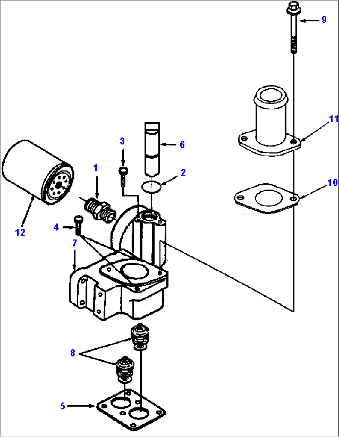 THERMOSTAT HOUSING