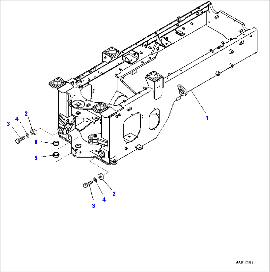 Rear Frame, (#72144-)