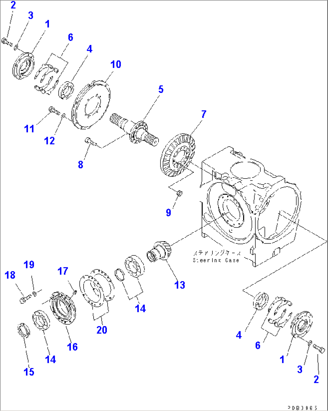 BEVEL AND SHAFT