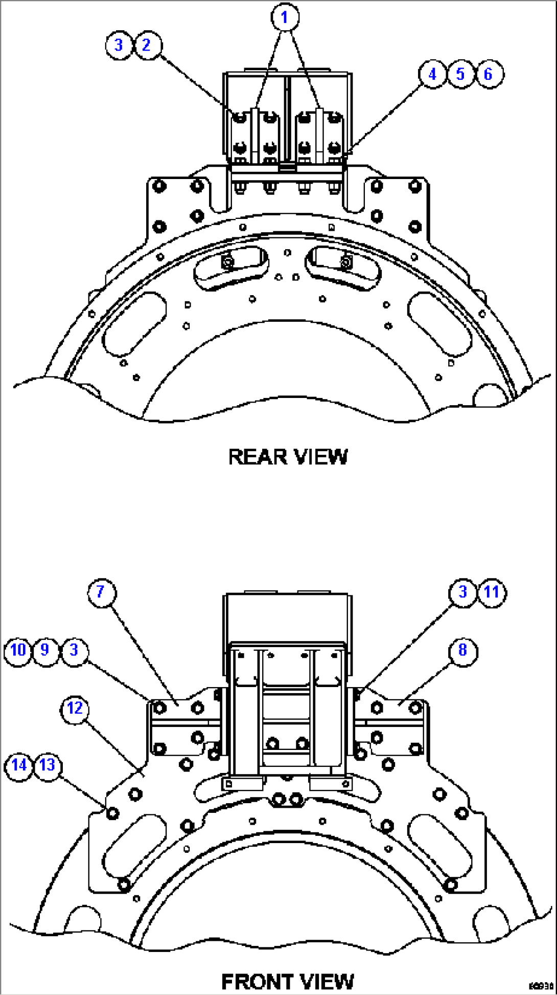 ALTERNATOR/FLYWHEEL HOUSING BRACING INSTALLATION