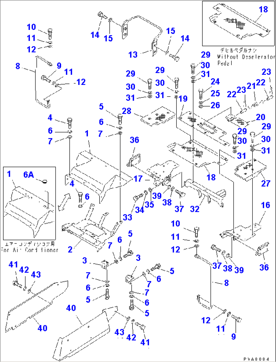 DASHBOARD AND FLOOR PLATE