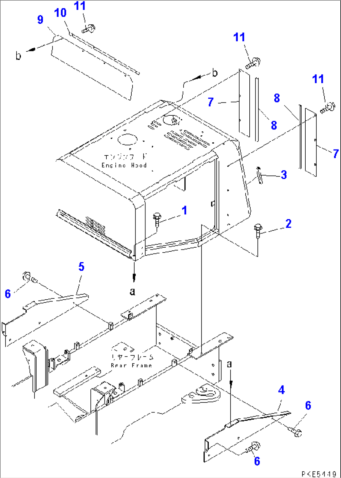 HOOD (HOOD MOUNTING PARTS)