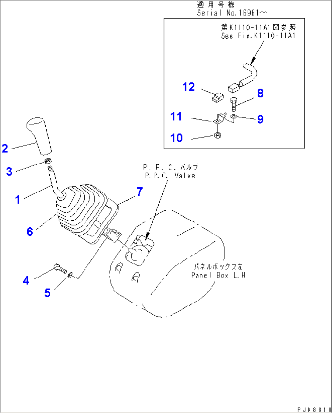 FLOOR FRAME (LEVER L.H.)