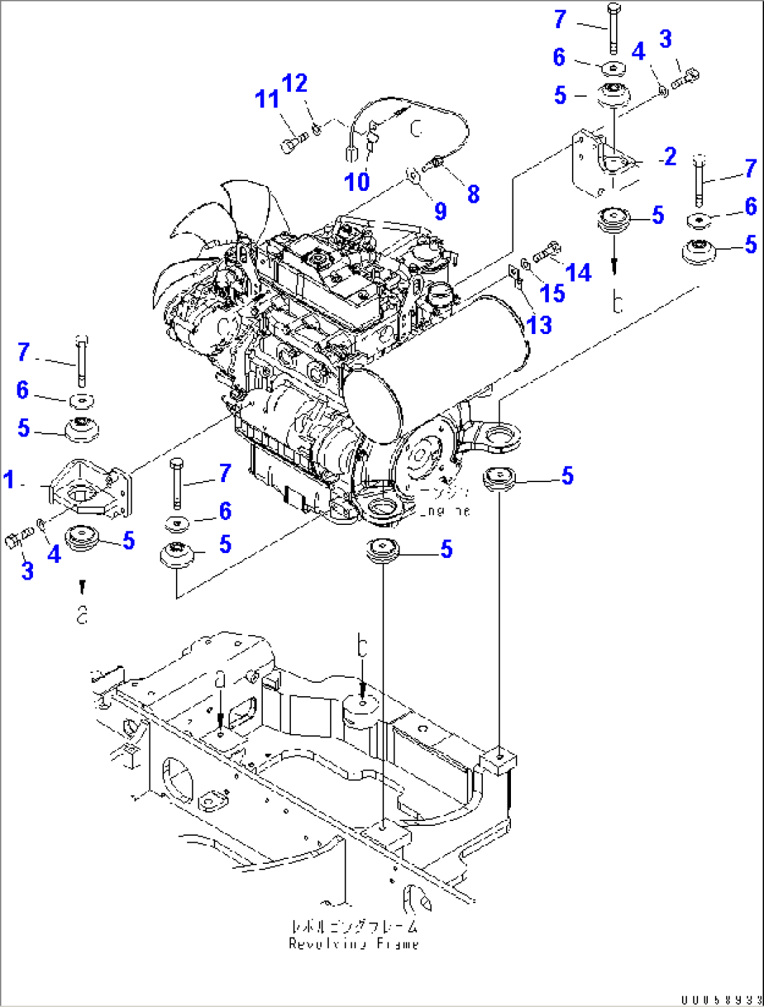 ENGINE MOUNTING PARTS