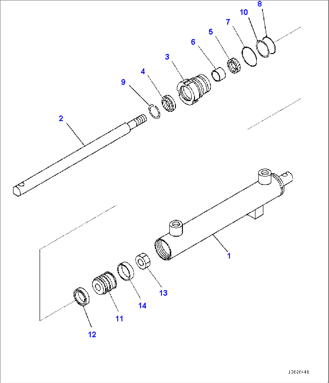Quick Coupler, Lock Cylinder (1/2) (#77846-)