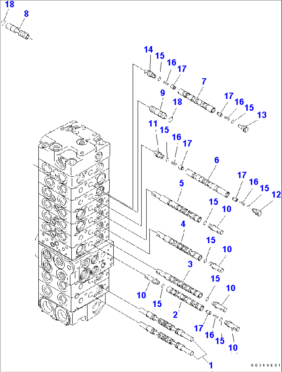 MAIN VALVE (9-VALVE) (3/22)