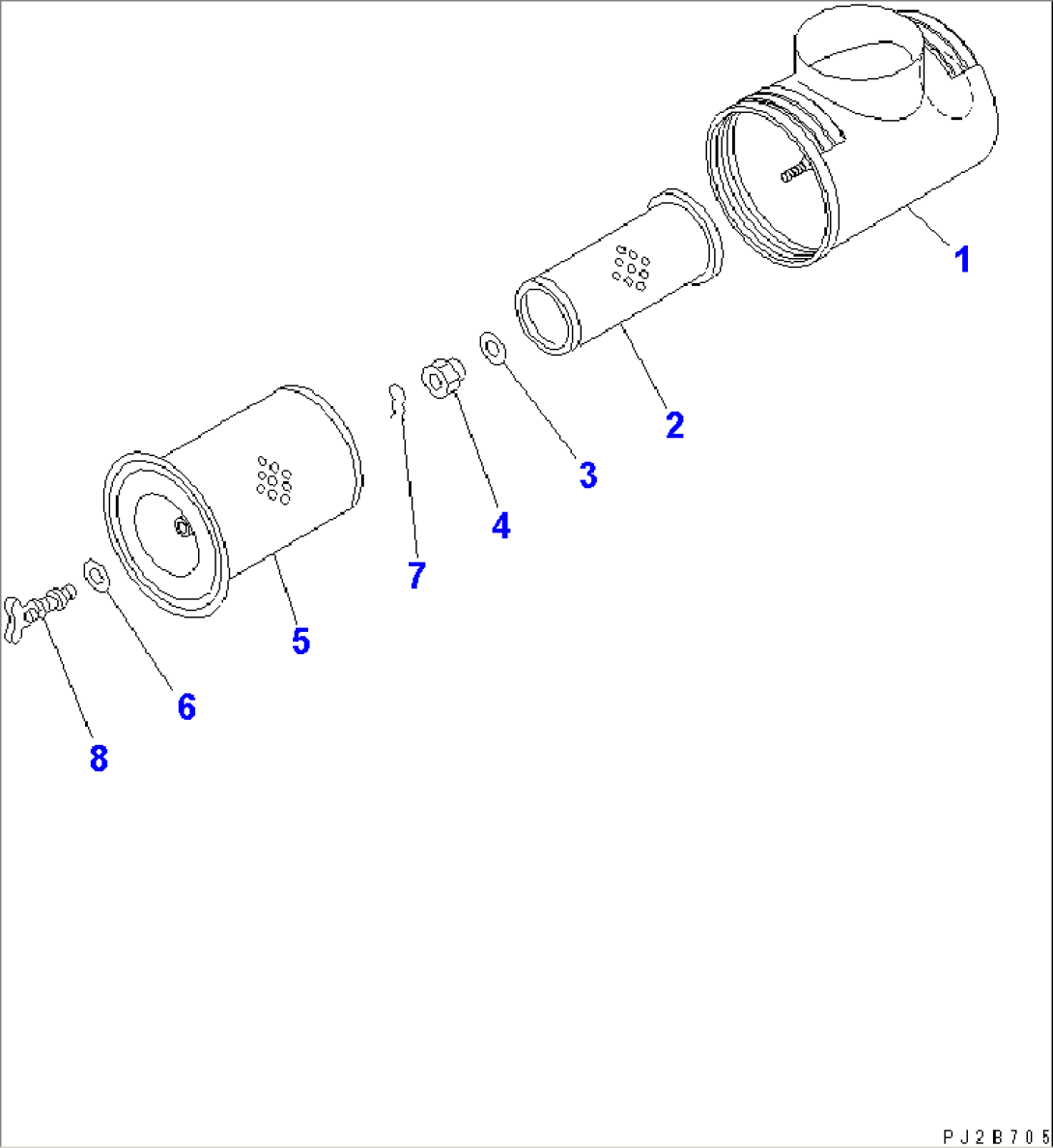 ENGINE (AIR CLEANER) (INNER PARTS)