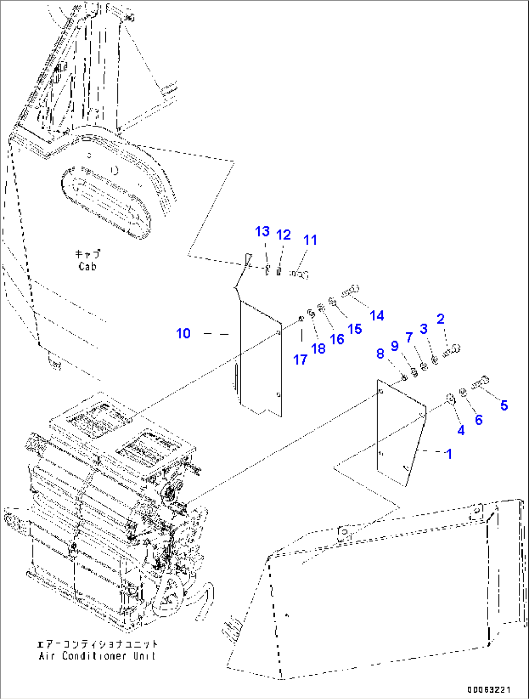 ROPS Cab and Floor Frame Group, Cover