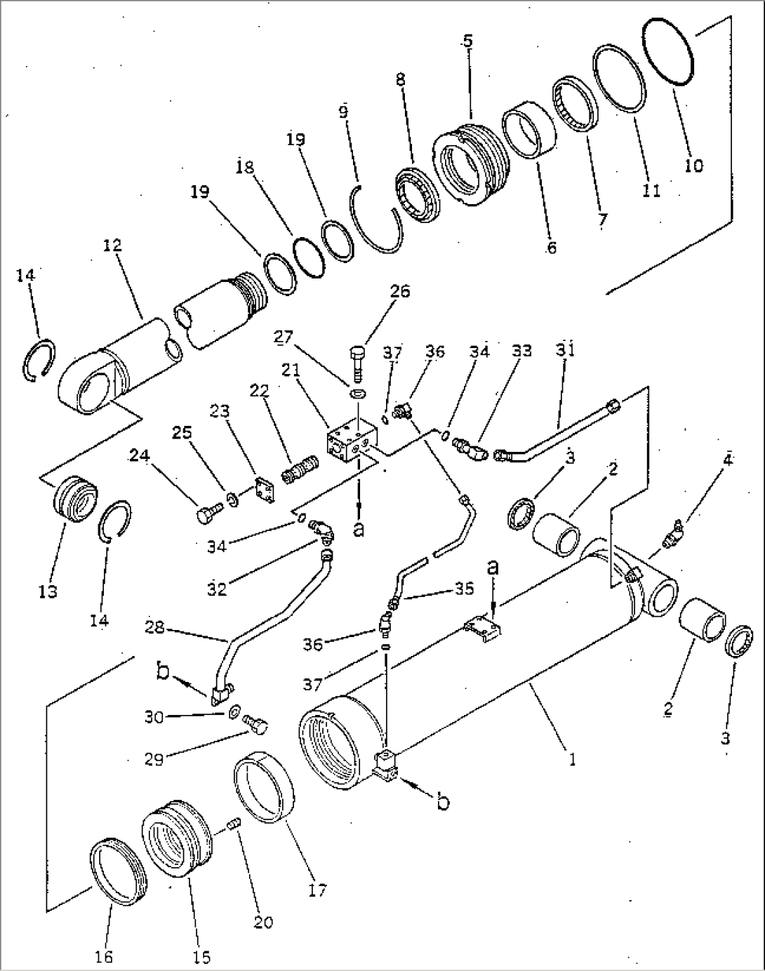 BOOM ELEVATE CYLINDER(#1001-1131)