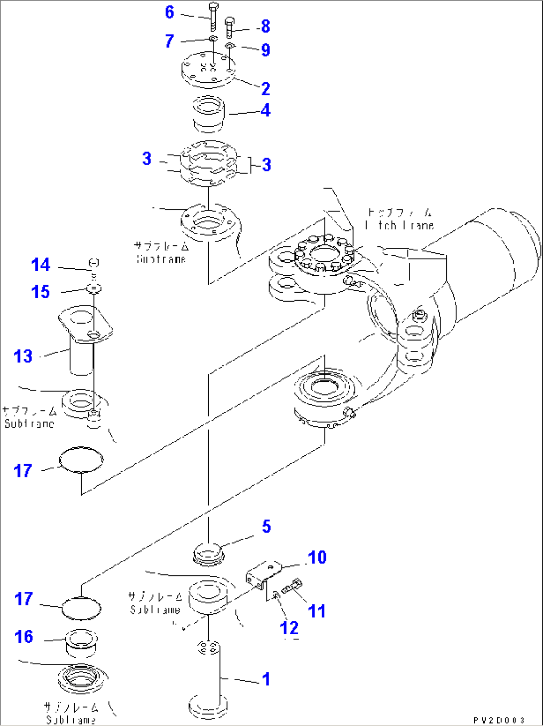 HINGE PIN (FOR HITCH FRAME)