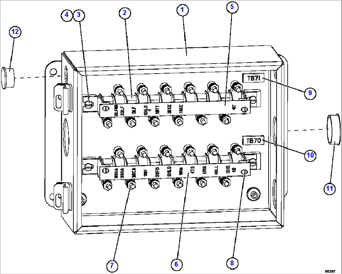 JUNCTION BOX ASSEMBLY - LH XB8597
