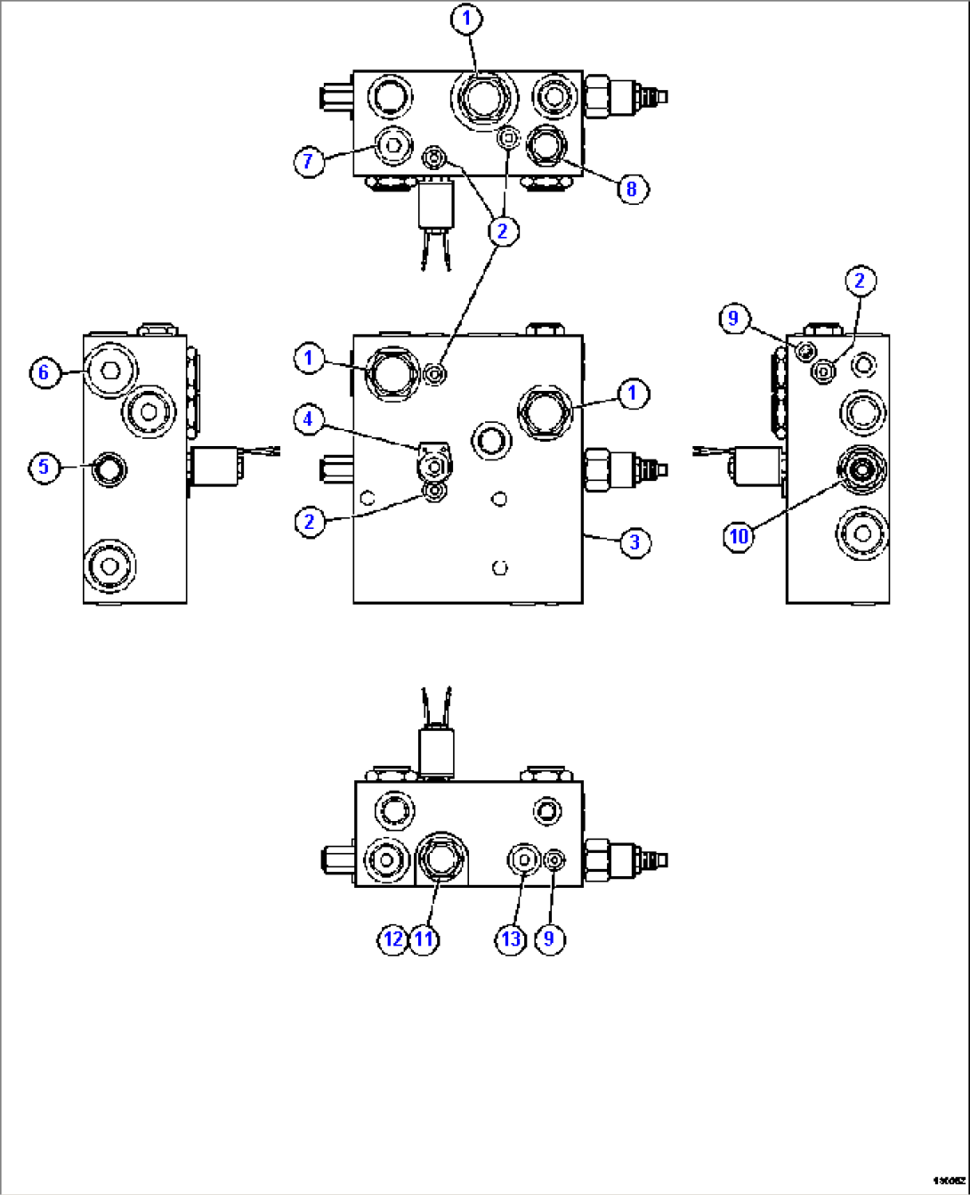 BLEEDDOWN MANIFOLD VALVE ASSEMBLY PB6181