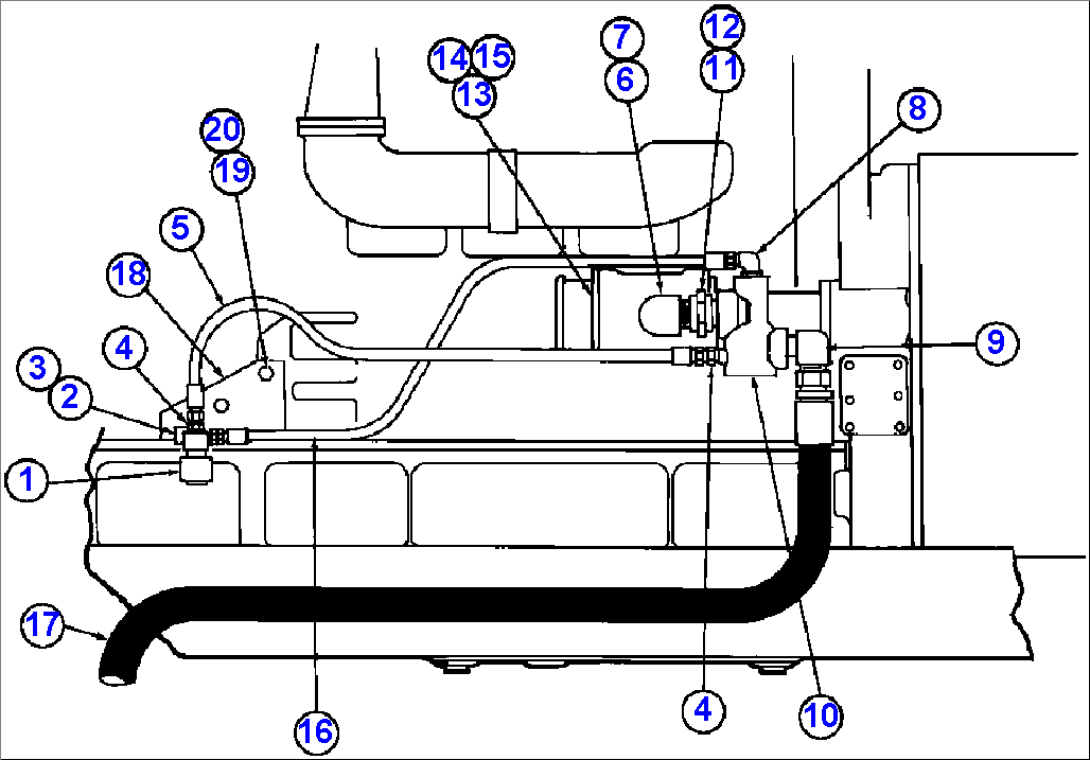 AIR STARTER PIPING