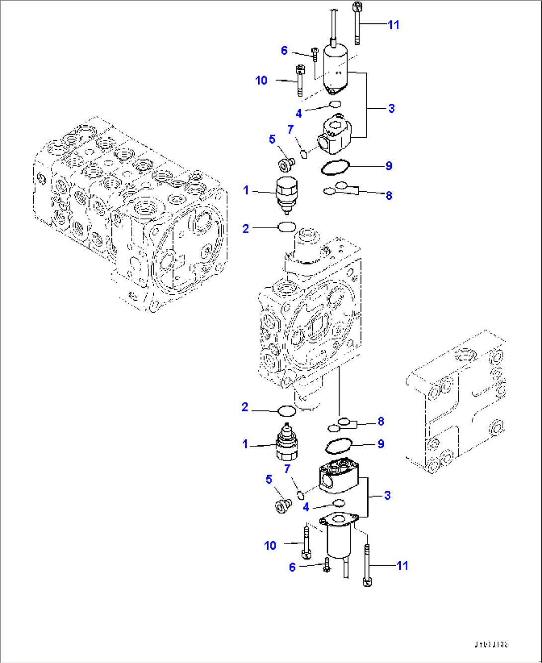 Fender Group, Control Valve, 5-Valve (11/12) (#80001-)