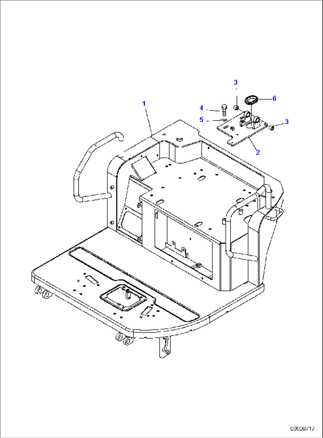 L.H. PPC VALVE SUPPORT (CANOPY)