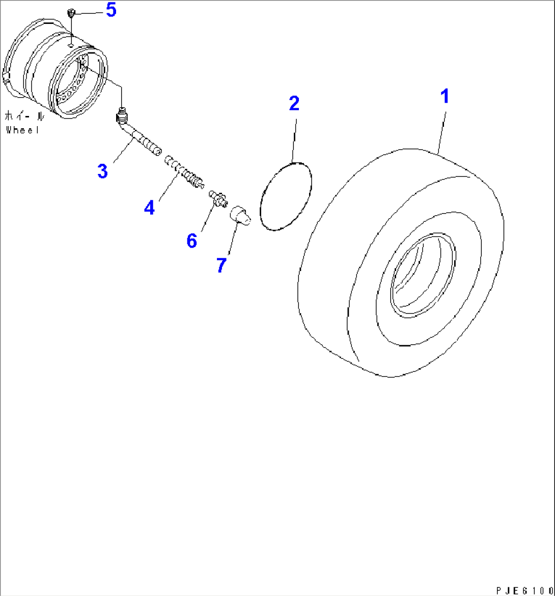 TIRE (20.5-25-12PR-L2¤ TUBELESS TIRE)