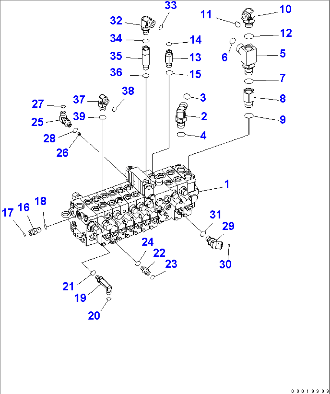MAIN VALVE (VALVE AND ELBOW) (FOR ATTACHMENT) (FOR AUSTRALIA)