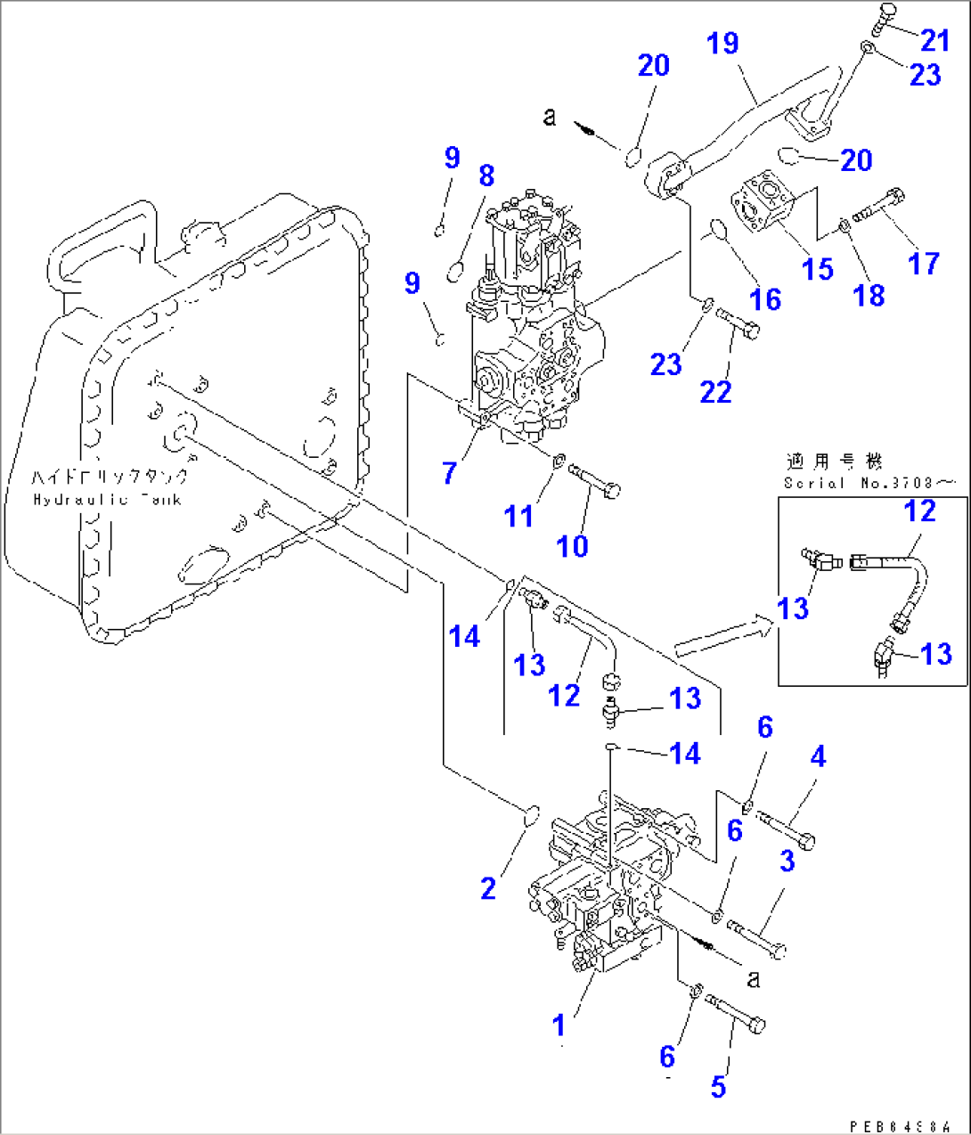 WORK EQUIPMENT VALVE MOUNT (WITH SCRAPER)