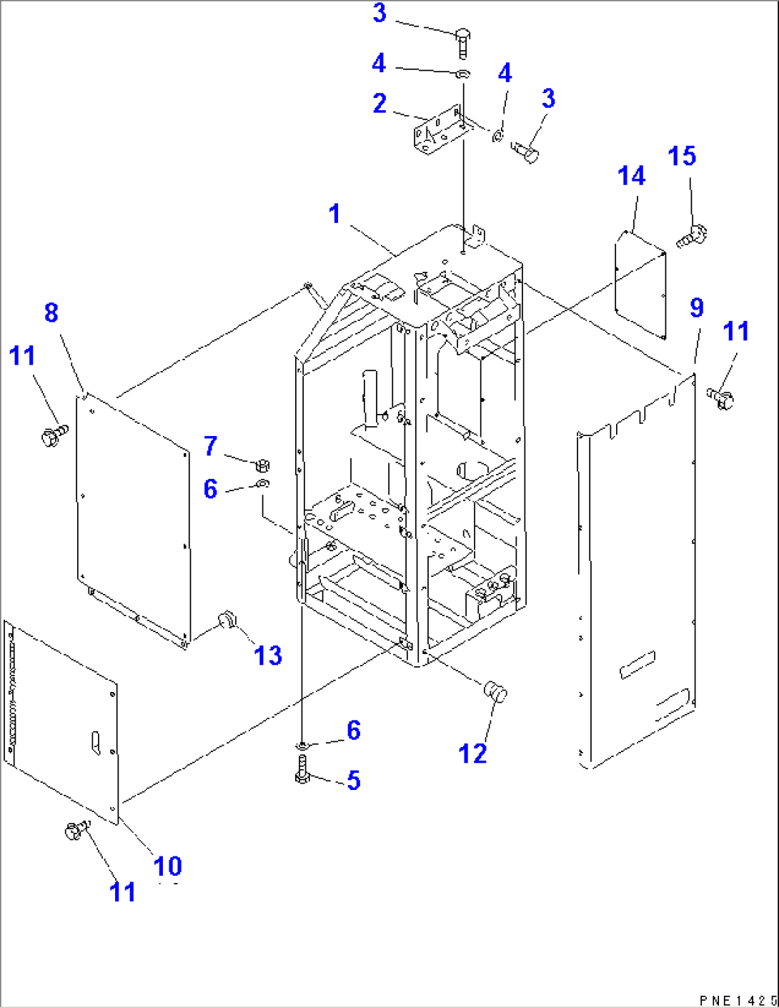 AIR COMPONENT BOX (WITH AIR DRYER)(#10001-10025)