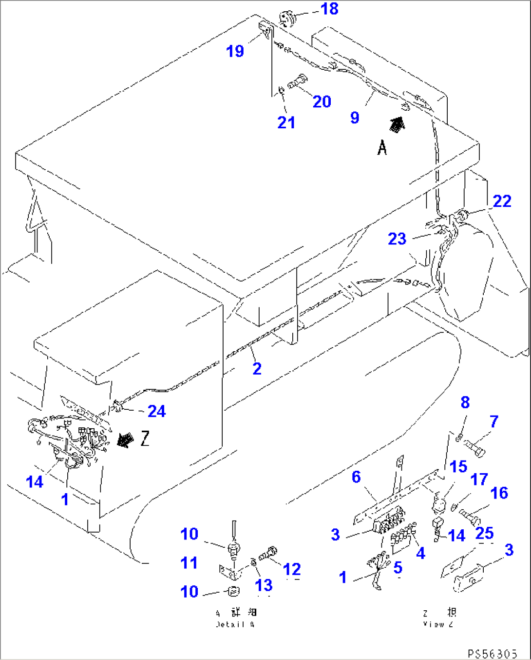 ELECTRICAL SYSTEM (GATE SENSOR)(#1025-1030)