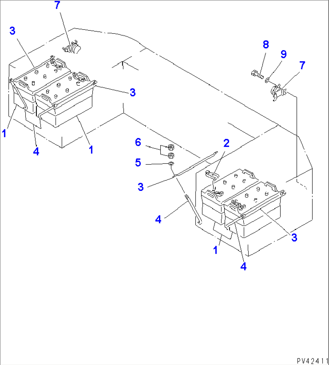 BATTERY AND BATTERY RELAY