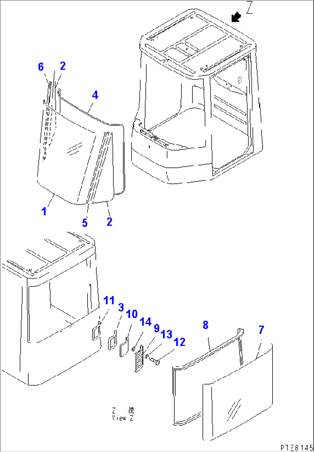 ROPS CAB (WINDOW)