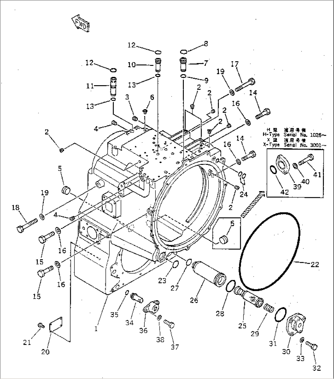 TRANSMISSION CASE (1/2)