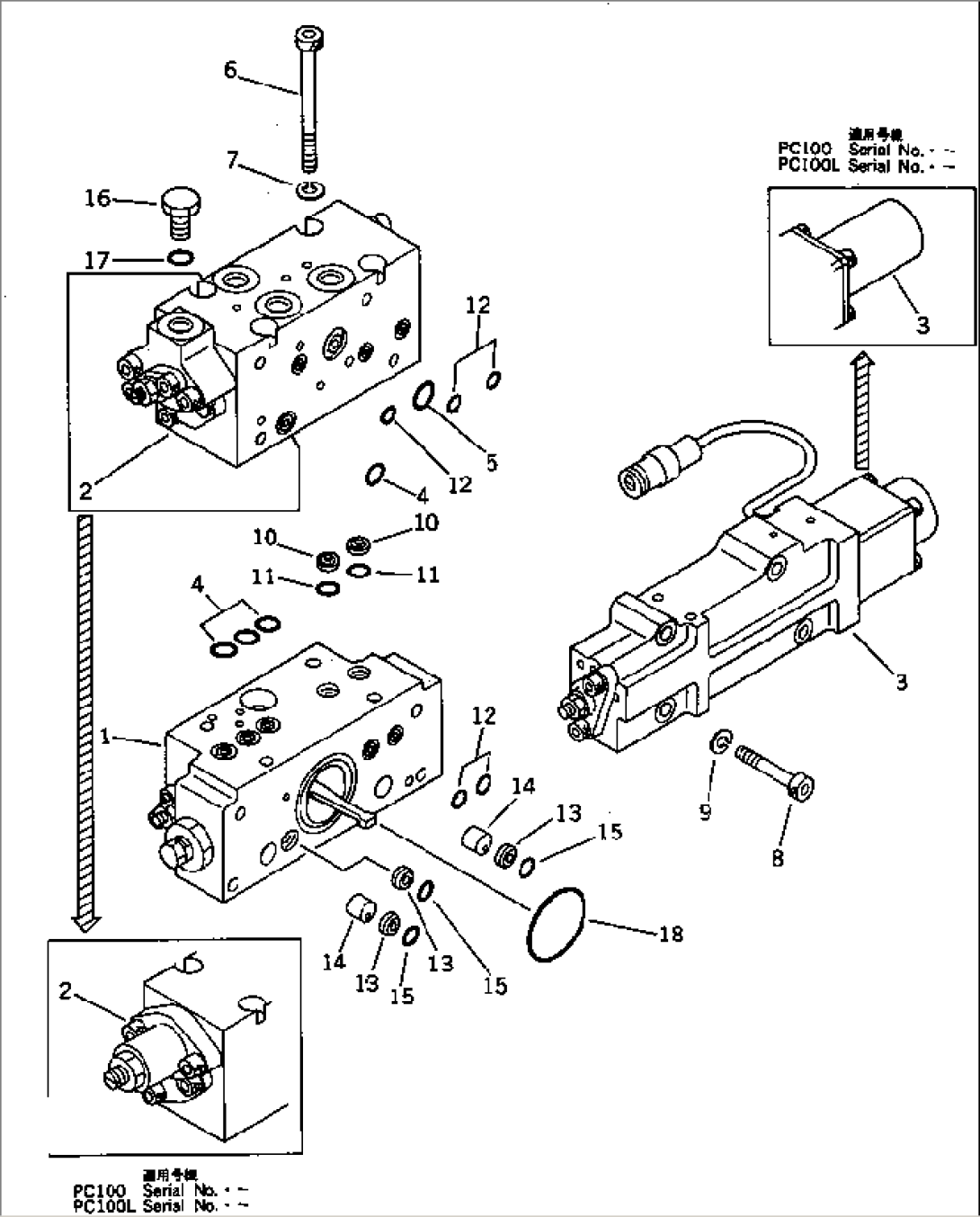 SERVO VALVE¤ FRONT (1/2)