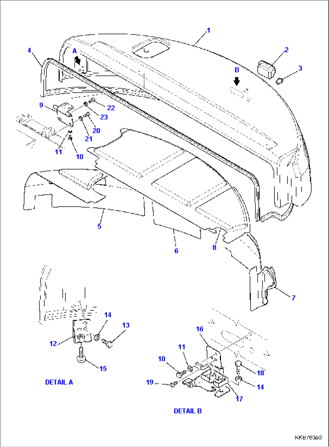 ENGINE SIDE COVERS (1/2)