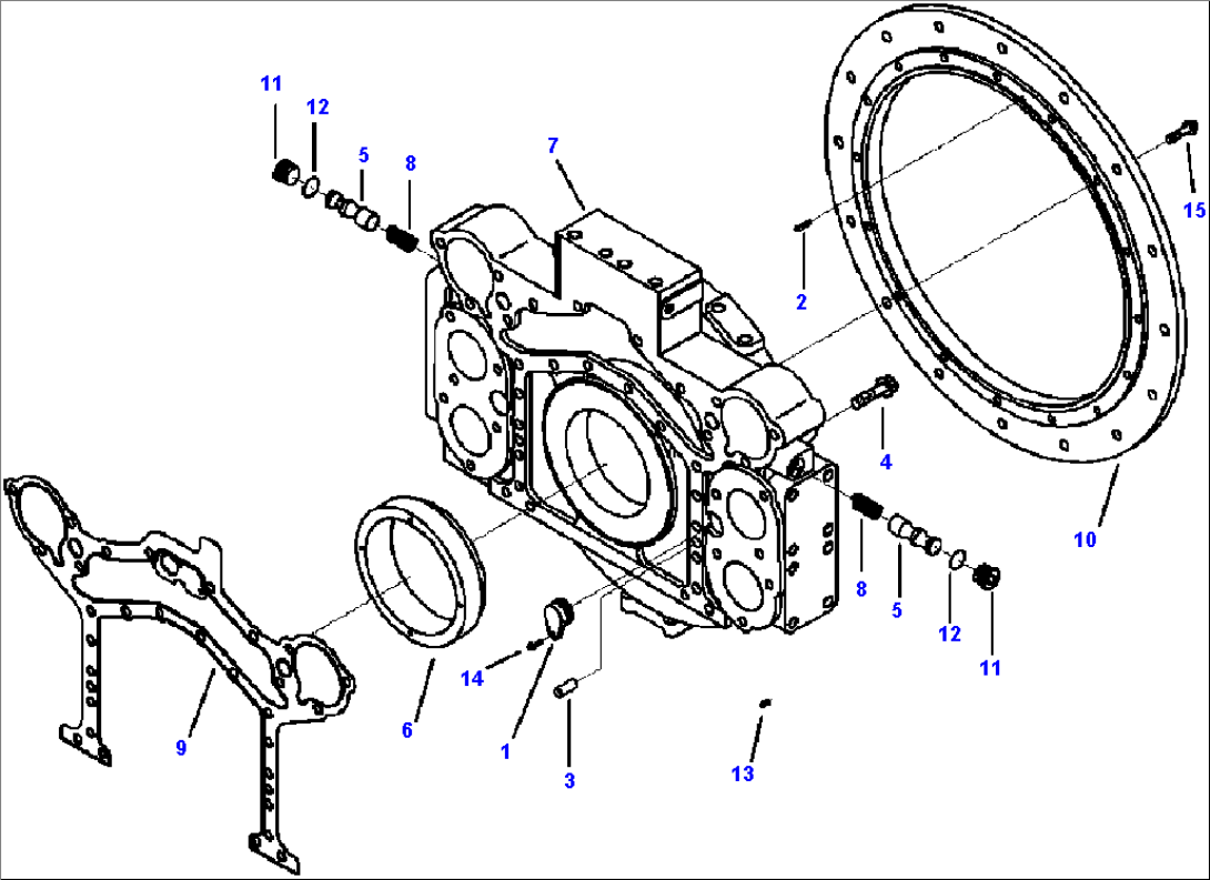 FIG. A8106-A9A1 FLYWHEEL HOUSING
