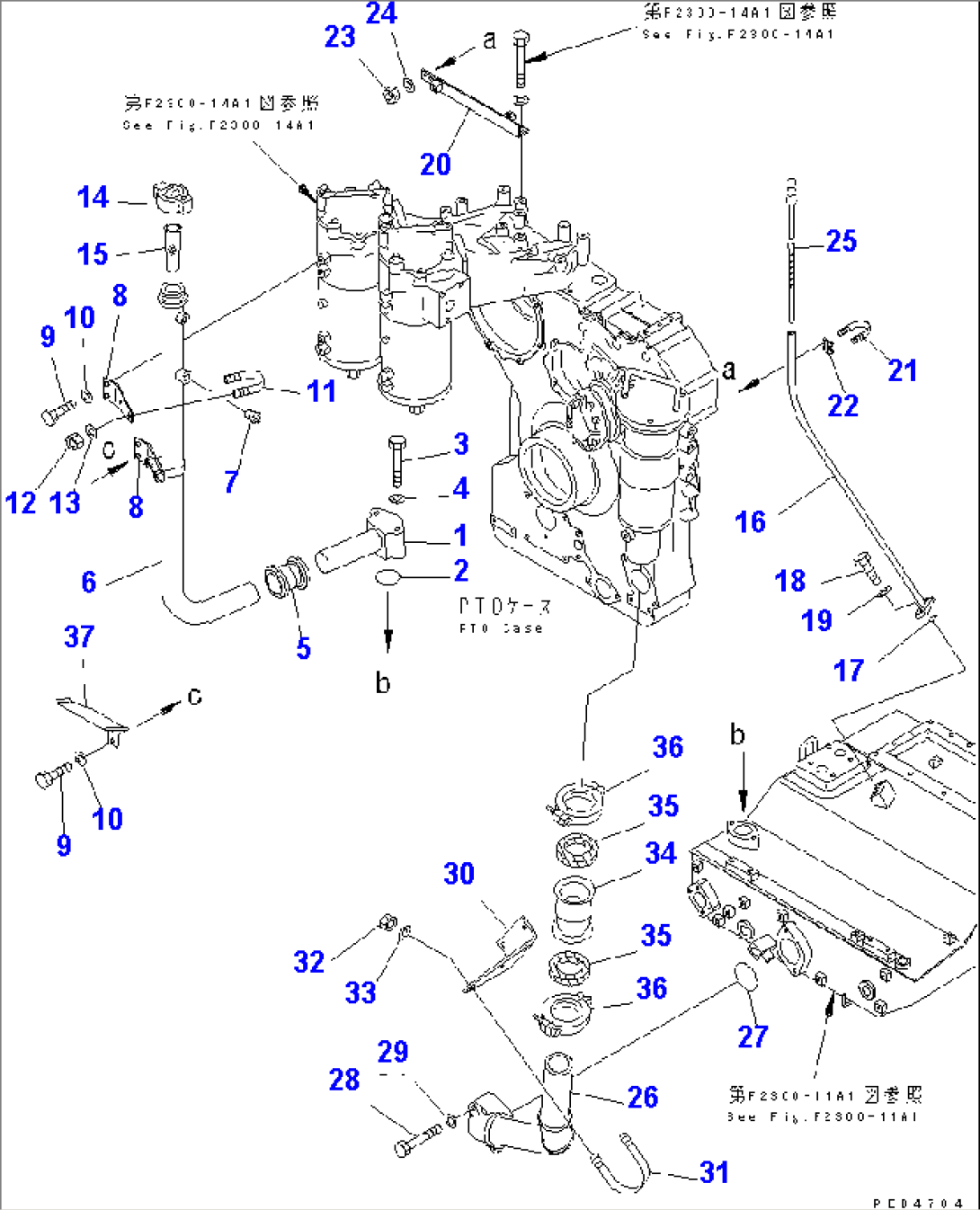 GAUGE AND SUCTION LINE (COLD WEATHER (B) SPEC.)