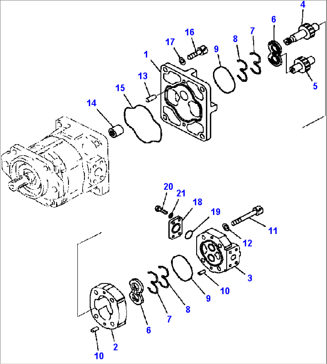 H0211-02A1 HYDRAULIC PUMP SWITCH AND PPC (SAR (1) 28)