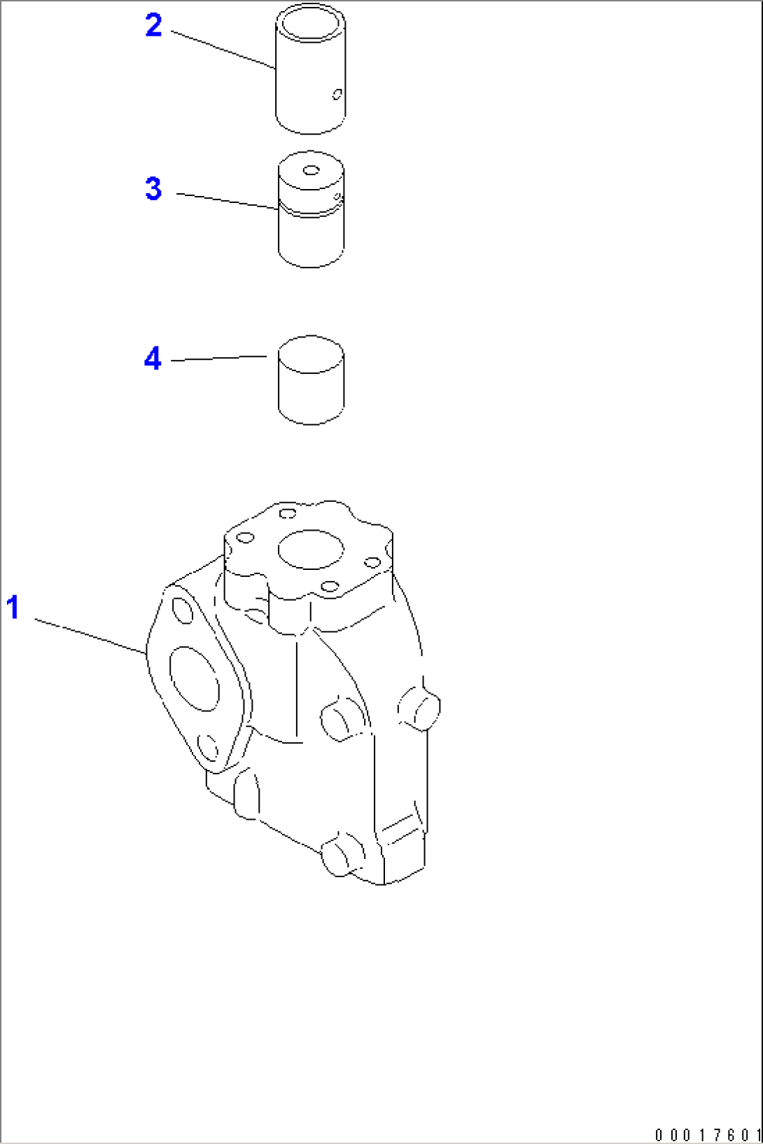 BLADE LIFT CYLINDER (2/2) (TRIMMING)(#36441-)