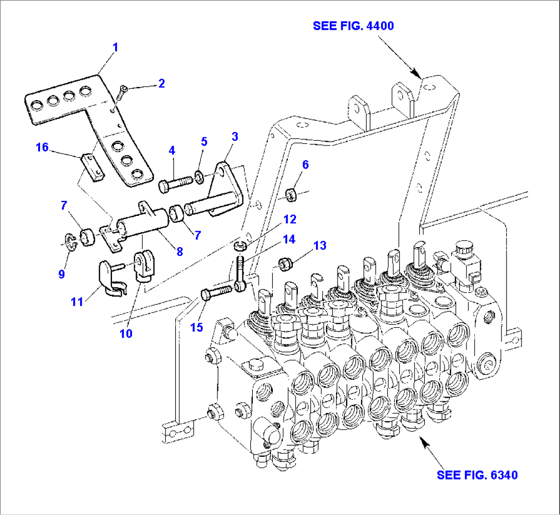 BACKHOE CONTROL PEDAL (LEFT SIDE)