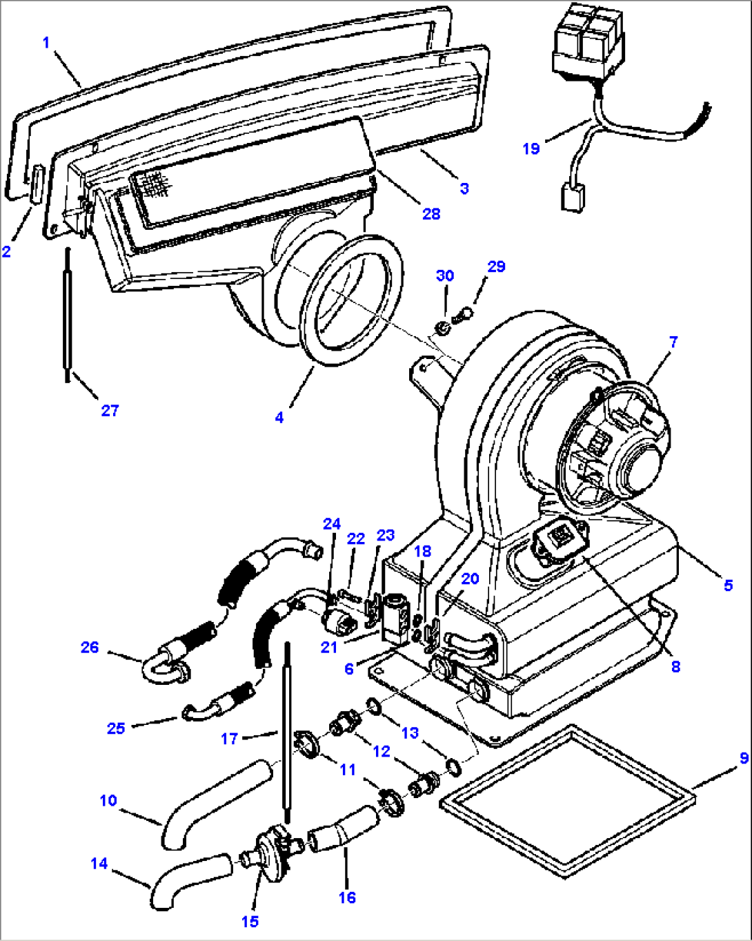 K5021-01A0 AIR CONDITIONING SYSTEM AIR CONDITIONER ASSEMBLY