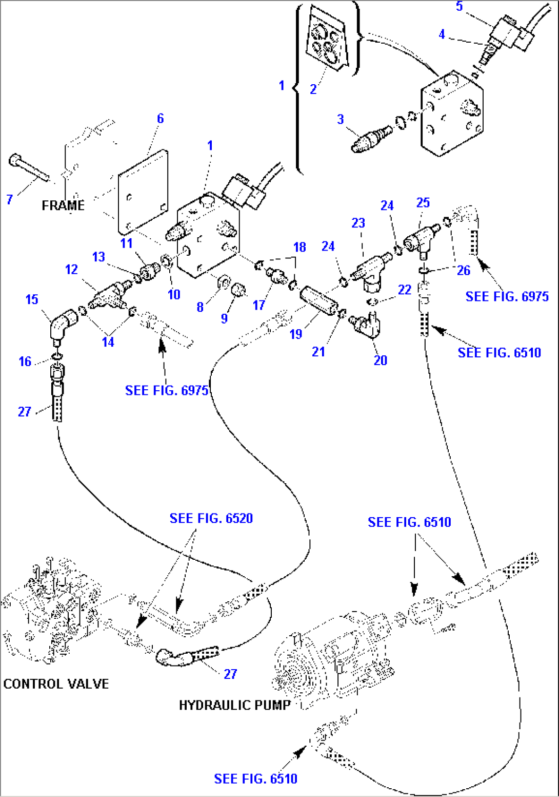HAND-HAMMER HYDRAULIC PIPING (1/3)