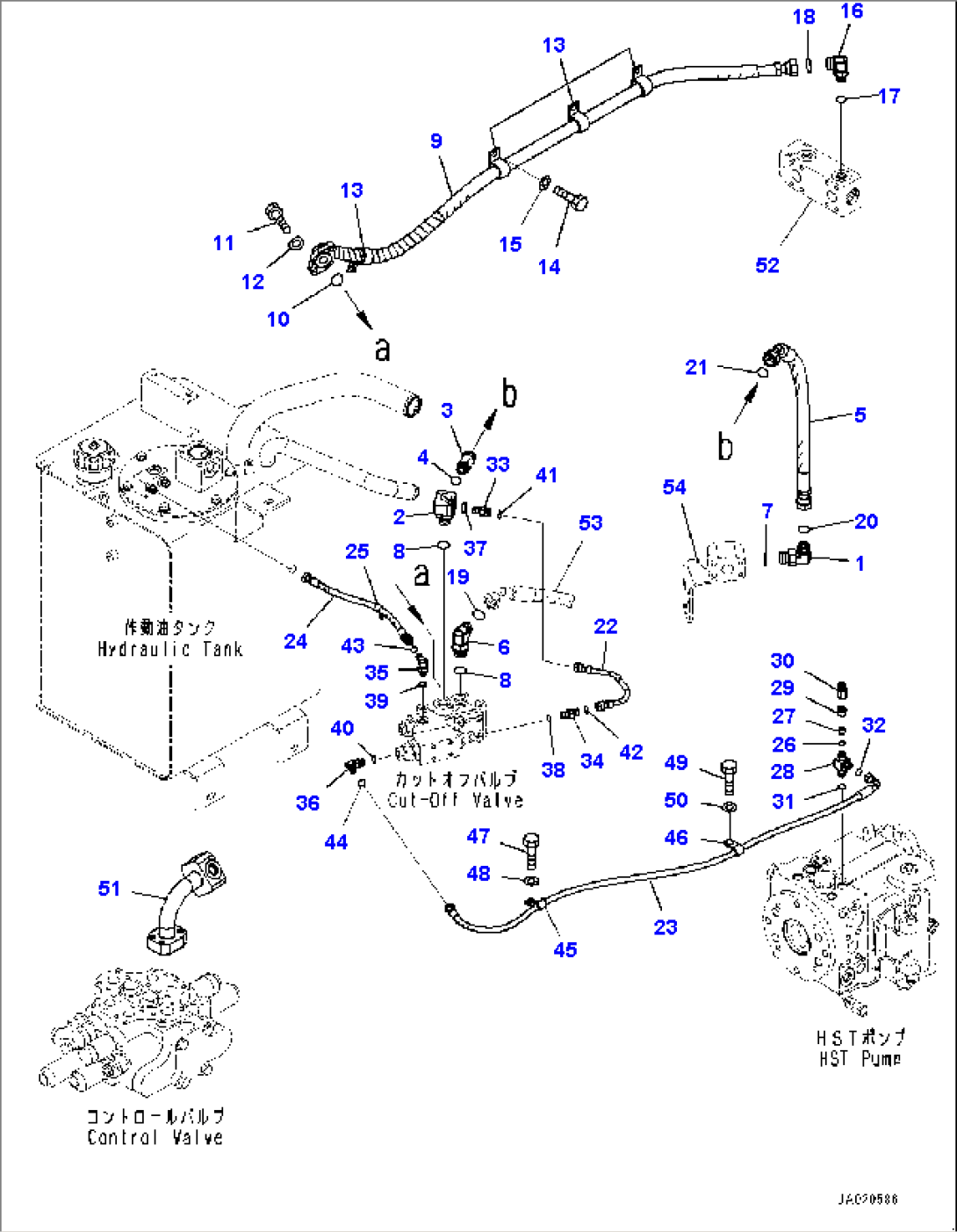 Hydraulic Piping, Hydraulic Tank Piping (#72481-)
