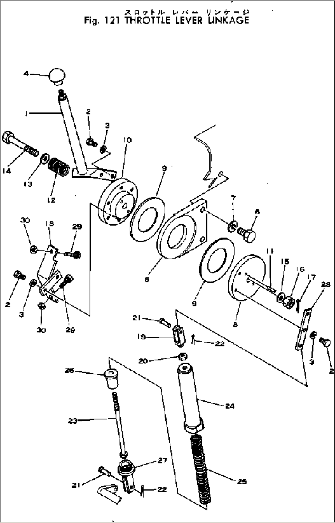 THROTTLE LEVER LINKAGE