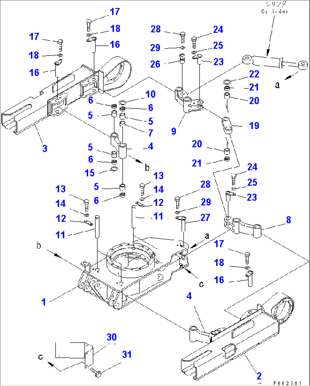 TRACK FRAME (FOR ALTERABLE GAUGE SPEC.)