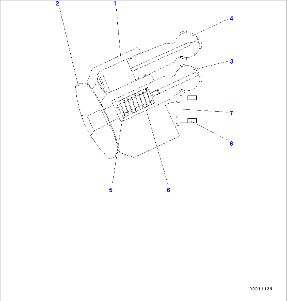 Transfer, HST Motor 1, Cylinder Block (#80001-)