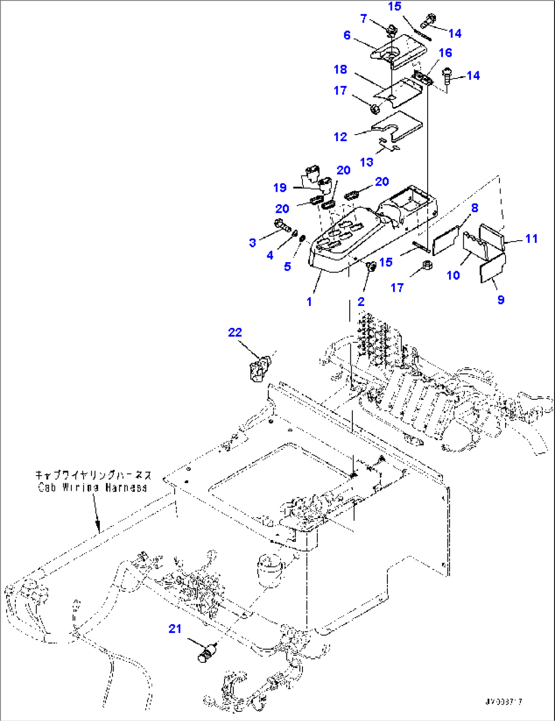 Cab, Console Box Switch (#50001-)