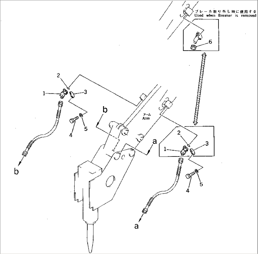 ADDITIONAL PIPING (NIPPON PNEUMATIC BREAKER) (2/2)