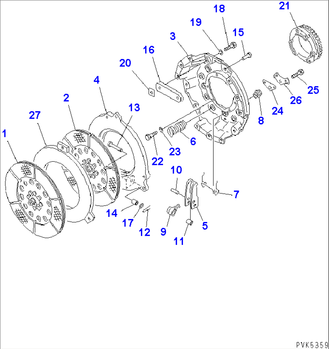 MAIN CLUTCH PLATE