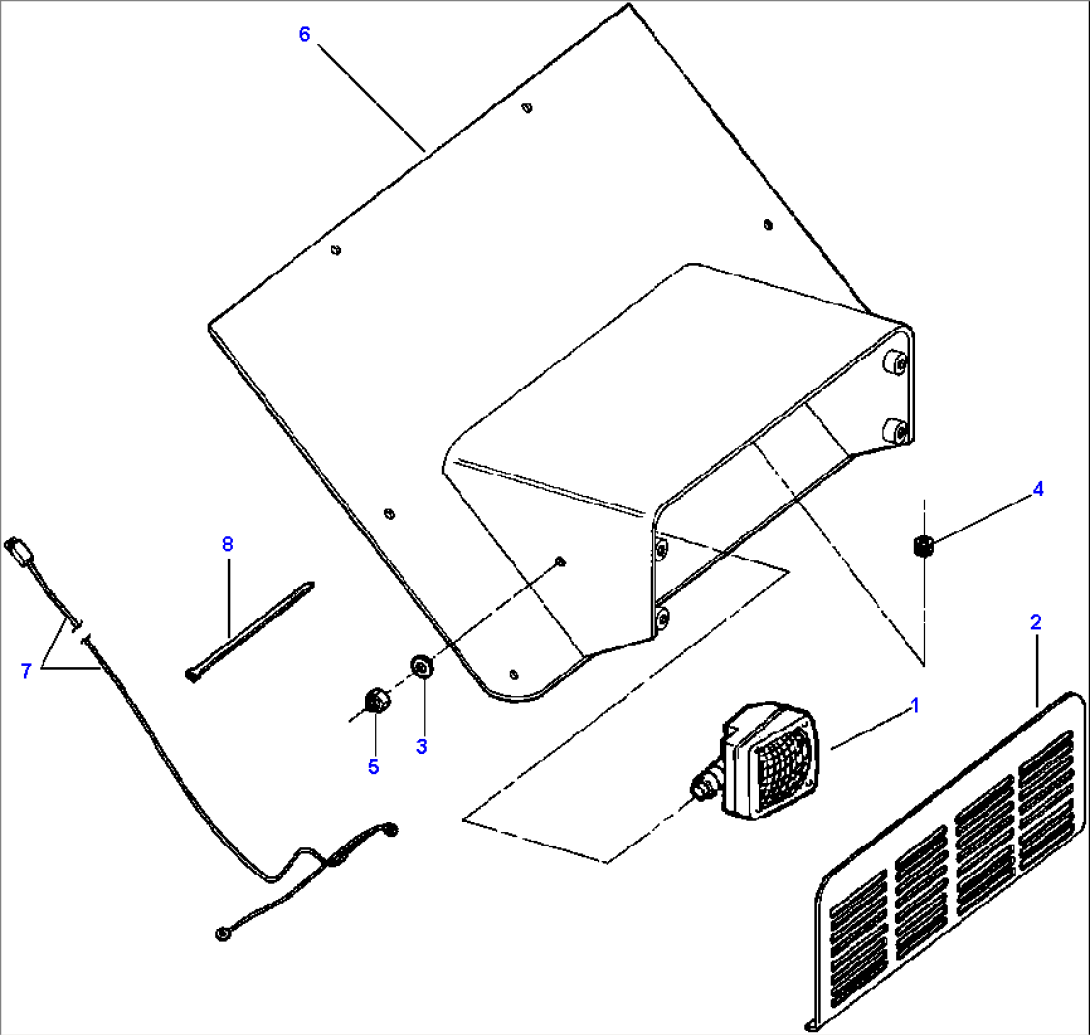 LIGHTS AND MOUNTING LOW LEVEL AUXILIARY