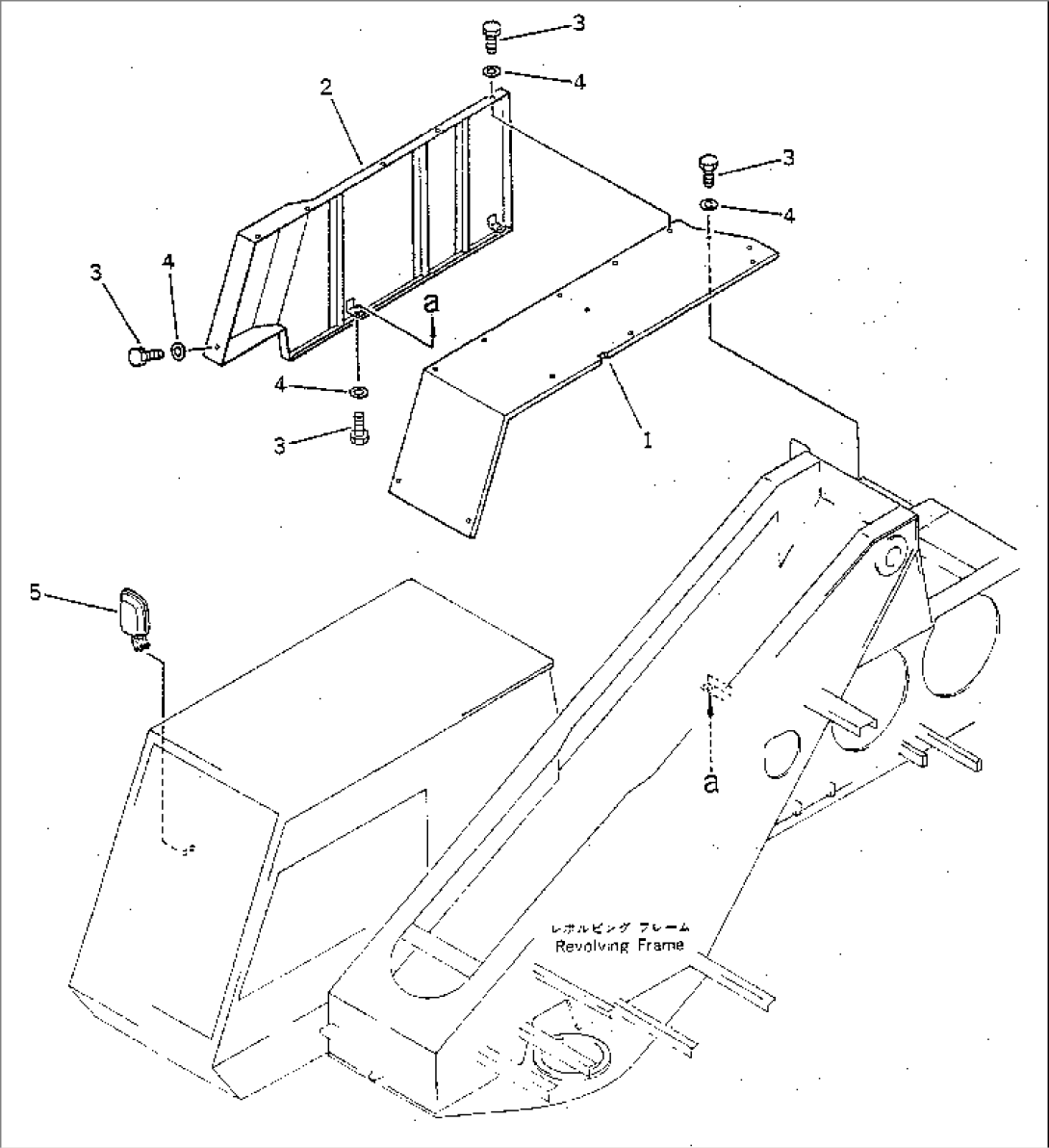 REVOLVING FRAME COVER R.H.