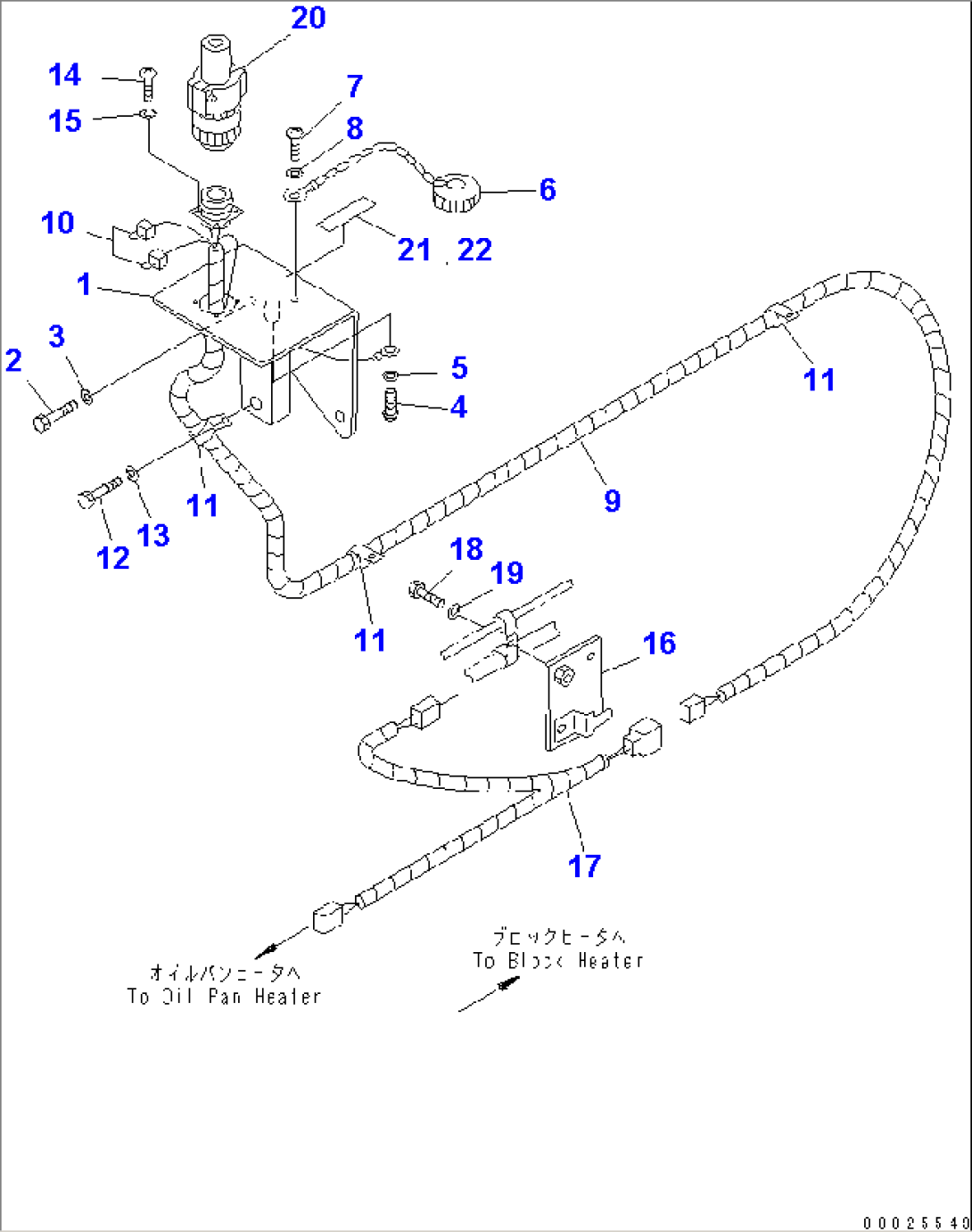 PRE HEATING (COLD WEATHER (A) SPEC.)(#76001-)