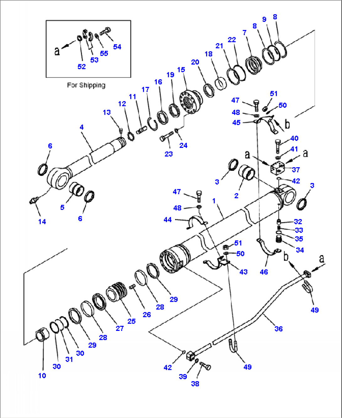 T1140-02H0 ARM CYLINDER (S/N A86001-A86005 )
