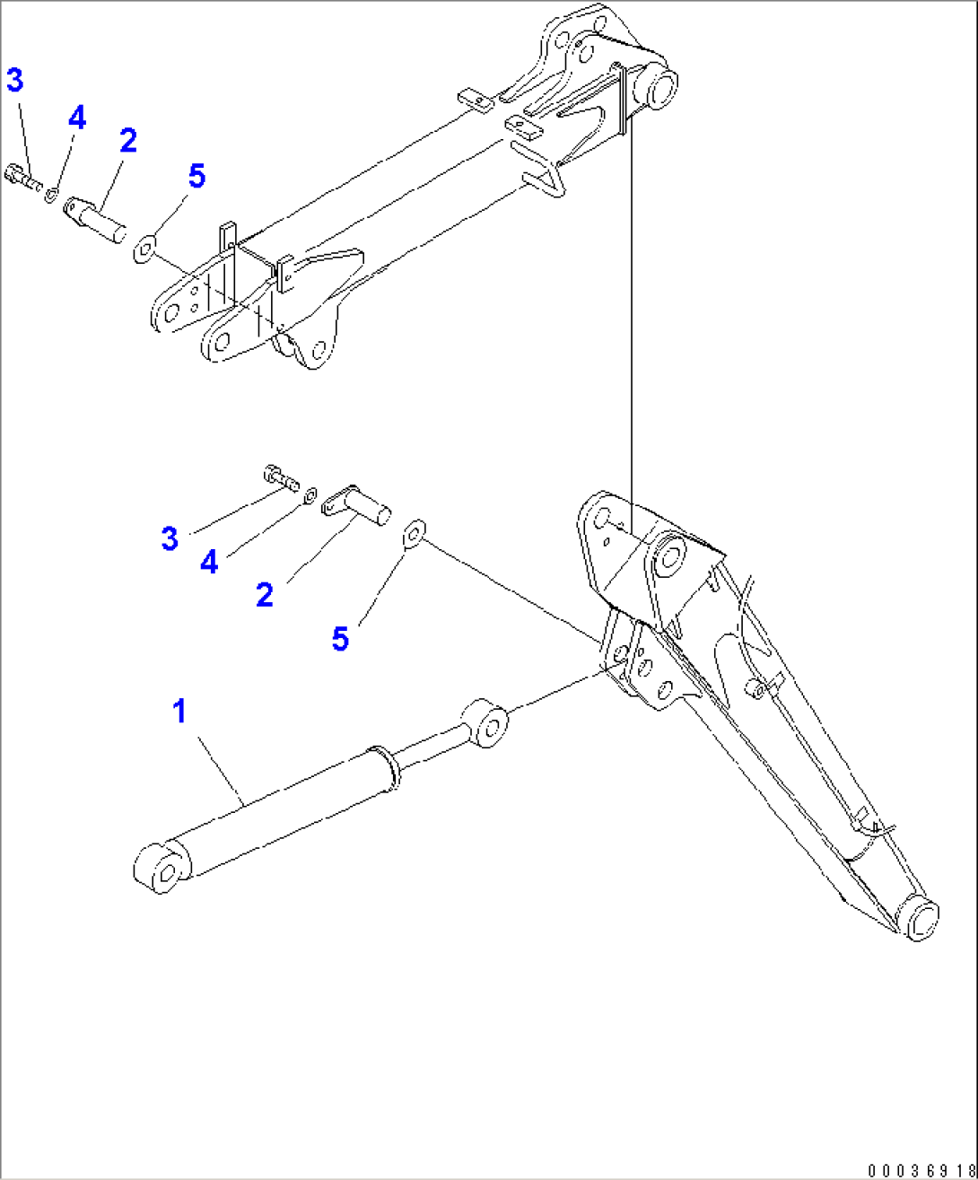 2ND BOOM CLINDER (FOR TWO PIECE BOOM)
