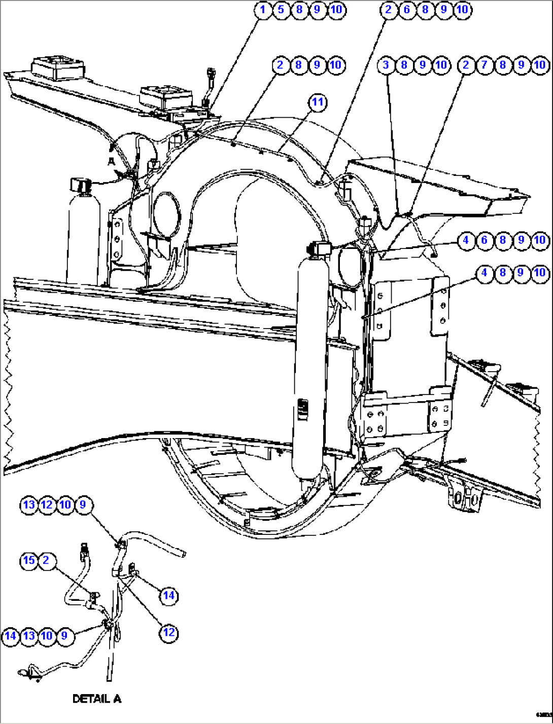 FRONT FRAME RAIL WIRING